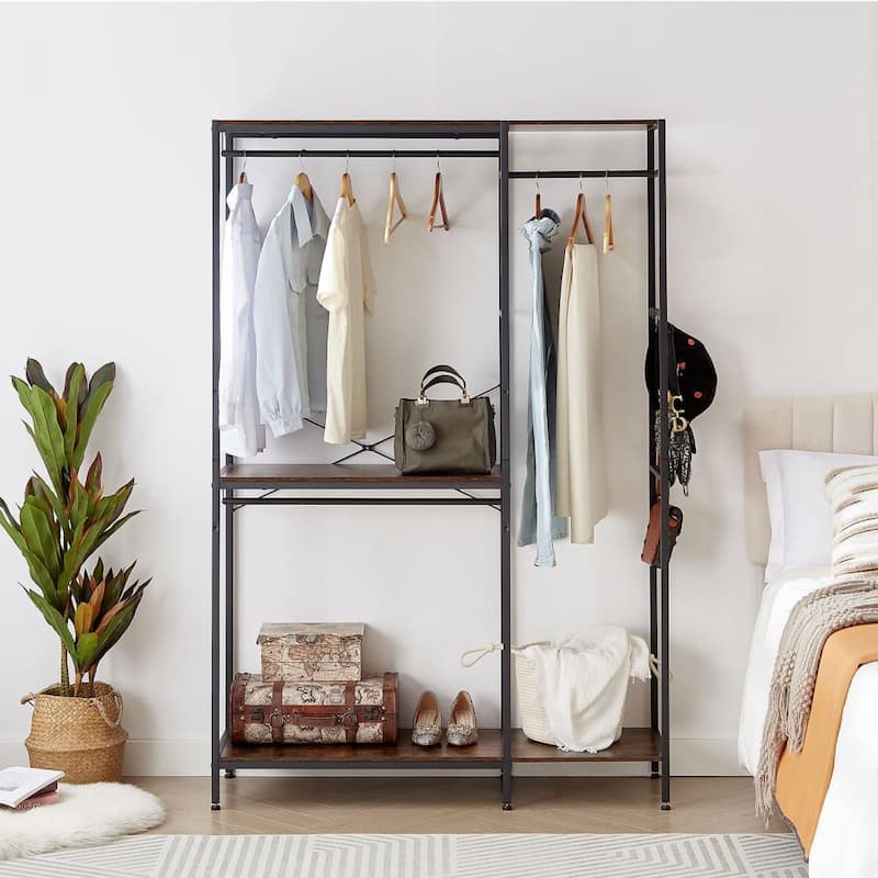 72.6" High StandAlone Closet Organizer Perfect for Efficient Storage